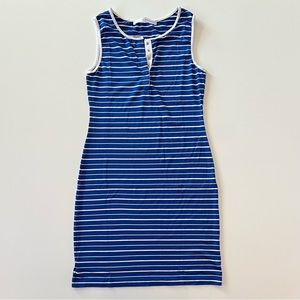 Susana Monaco striped mini dress, blue and white, xs